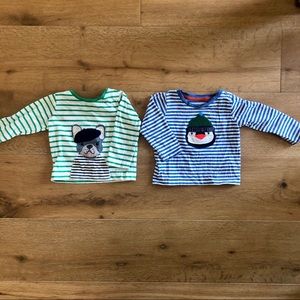 2 Baby Boden Long-Sleeved Tees Bundle